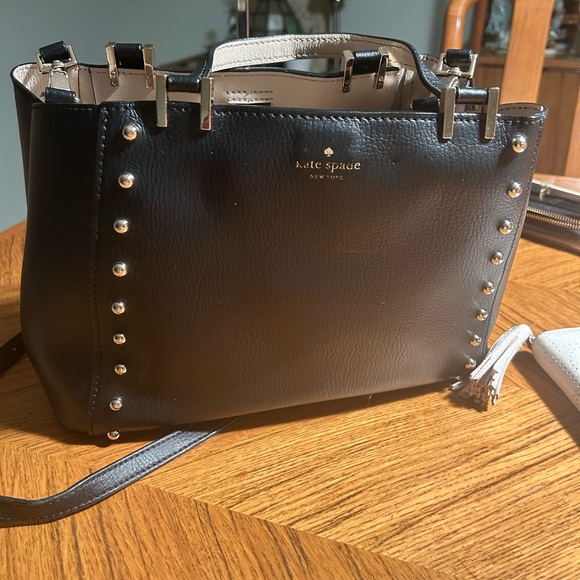 Kate Spade Black and cream Satchel with Wallet - Picture 3 of 16